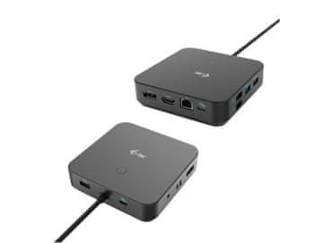 I-TEC i-tec DUALDP-C3-2HDP USB-C priklopna postaja, 2x DP/HDMI, PD 100W