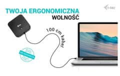 I-TEC i-tec DUALDP-C3-2HDP USB-C priklopna postaja, 2x DP/HDMI, PD 100W