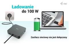I-TEC i-tec DUALDP-C3-2HDP USB-C priklopna postaja, 2x DP/HDMI, PD 100W