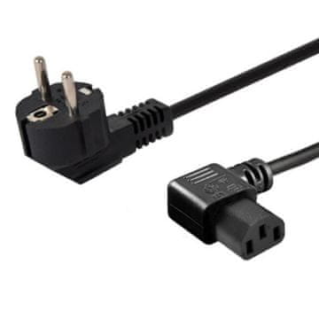 SAVIO Savio CL-116 napajalni kabel Schuko (M) kotni - IEC C13 kotni, 1,8m