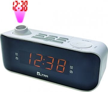 Eltra Eltra Kasia radiobudilka s projektorjem, bela