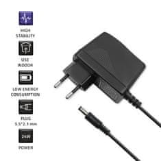 Qoltec Qoltec 24W napajalnik 12V 2A, 5.5*2.1mm