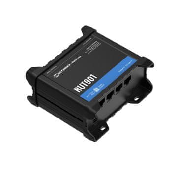 Teltonika Teltonika RUT901 industrijski usmerjevalnik, LTE Cat 4, 2xSIM, 4xRJ45, WiFi, črn