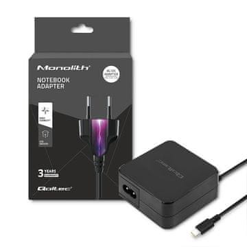 Qoltec Qoltec 51027 napajalnik 65W USB-C PD, 5-20.3V