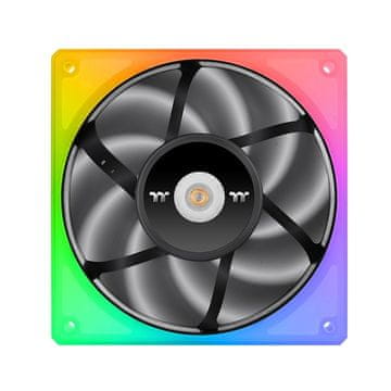 Thermaltake Thermaltake Toughfan 14 RGB ventilator za ohišje, 3 kosi, črn