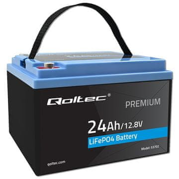 Qoltec Qoltec Akumulator LiFePO4 12.8V 24Ah 307.2Wh z BMS