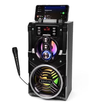 slomart BeatBoxer SQ1000 Bluetooth 5.1 zvočnik, 20W, črn