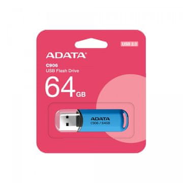 A-Data Adata C906 USB ključek 64GB USB 2.0, moder