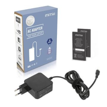mitsu Mitsu 45W USB-C PD napajalnik za prenosnik