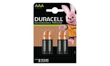 Duracell Duracell Rechargeable AAA/HR3 baterije 900mAh, 4 kos