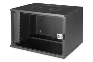 Digitus Digitus SOHO PRO omara za omrežno opremo 19" 7U, 540x400mm, 60kg, steklena vrata, črna