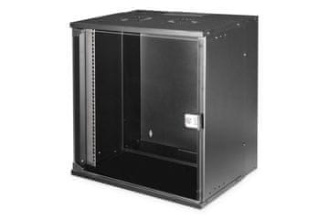 Digitus Digitus SOHO Pro mrežni ormar 19" 12U, 540x400 mm, 60kg, staklena vrata, crna