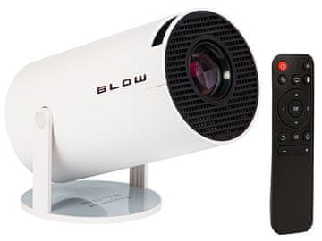 Blow BLOW Prenosni projektor HD Cinema WHITE AndroidTV, bel