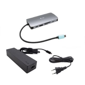I-TEC i-tec USB-C Metal Nano Dock HDMI/VGA z LAN + 100W polnilnik