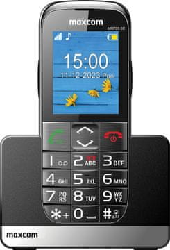 MaxCom MaxCom MM 720 SE mobilni telefon, črn