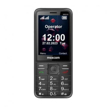 MaxCom Maxcom MM 245 4G mobilni telefon, Dual SIM, črn