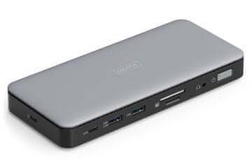 Digitus Digitus DA-70837 USB-C Docking Station 11-portna, 4K/60Hz, HDMI, DP, 150W