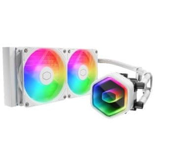 Cooler Master Cooler Master MasterLiquid 240 Core II ARGB hladilnik za procesor, bel