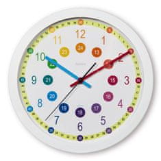 Hama Hama Easy Learning SAL stenska ura 30cm, bela/večbarvna