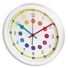 Hama Hama Easy Learning SAL stenska ura 30cm, bela/večbarvna