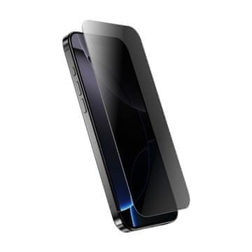 slomart CRONG Privacy 3D Armour Glass zaščitno steklo za iPhone 17e / 16e / 14 / 13 / 13 Pro