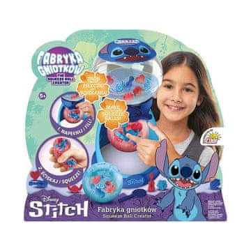 Cobi Squeez Ball Fabryka Gniotków - Stitch igrača za ustvarjanje