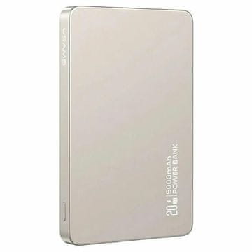 USAMS USAMS PB53 Powerbank 5000mAh 20W Magsafe PD Fast Charge, titan