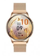 slomart EcoWatch EW03 pametna ura, 1.45" AMOLED, zlata