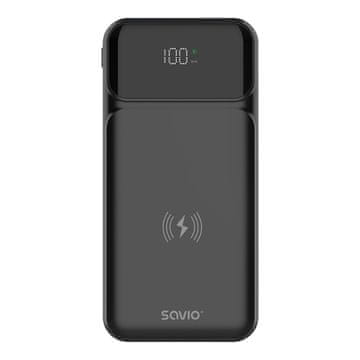 SAVIO Savio BA-09 Powerbank 10000 mAh, brezžični, USB-C
