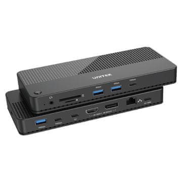 Unitek Unitek D1079A USB-C Docking Station 12v1, HDMI 2.1, USB 4, PD 100W