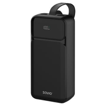 SAVIO Savio BA-10 Power bank 30000 mAh, črna