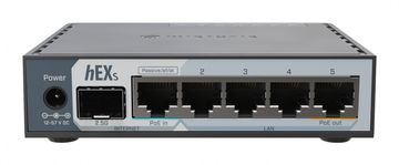 Mikrotik MikroTik RB750Gr3 hEX S usmerjevalnik, 5x Gigabit Ethernet, 950 MHz