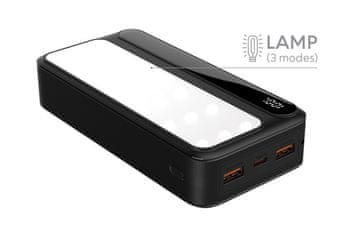 REBELTEC Rebeltec P20 LCDPD LAMP Powerbank 20000mAh, z LED svetilko