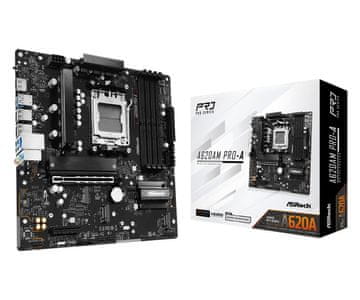 ASRock ASRock A620AM PRO-A matična plošča AM5 4x DDR5 HDMI M.2 mATX