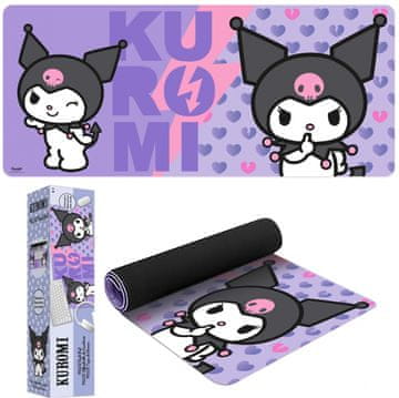Kids Euroswan Podloga za miško Kids Euroswan Kuromi Hello Kitty 80x35cm
