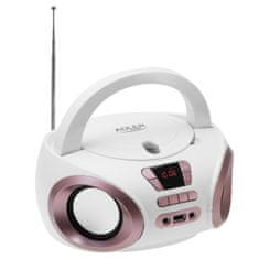 Adler Adler AD 1181wc Prenosni CD predvajalnik, MP3, bela/baker