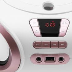 Adler Adler AD 1181wc Prenosni CD predvajalnik, MP3, bela/baker