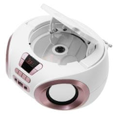 Adler Adler AD 1181wc Prenosni CD predvajalnik, MP3, bela/baker