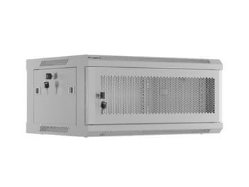 Lanberg Lanberg Rack omara 19" 4U 600x450 perforirana vrata, siva