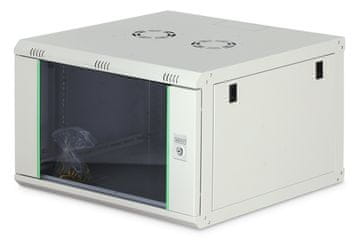Digitus Digitus DN-40015 mrežna omara 19" 7U 600x600mm, steklena vrata, siva