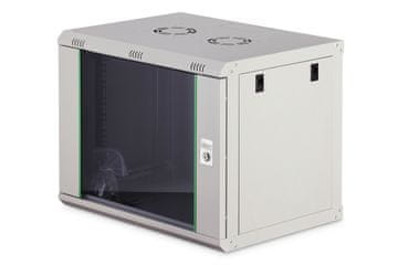 Digitus 19" mrežna omara Dynamic 9U, 474x600x450mm, steklena vrata, siva