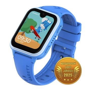 Kids Garett KIDS VIBE AI 4G pametna ura za otroke, modra