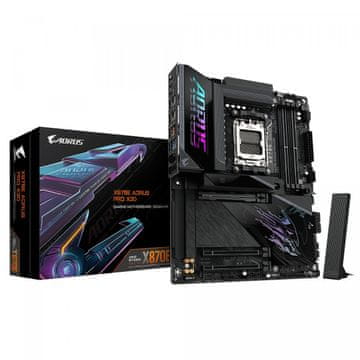 Gigabyte GIGABYTE X870E AORUS PRO X3D matična plošča, AM5, 4x DDR5, Wi-Fi 7