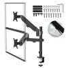 Maclean MC-136 nosilec za 2 monitorja 17-32" (2-10kg/monitor), plinski