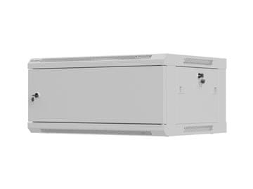 Lanberg Lanberg Rack omarica 19" 4U 600x450 mm, siva, kovinska vrata