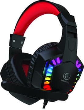 REBELTEC Rebeltec Gaming slušalke z mikrofonom, žične, 40mm