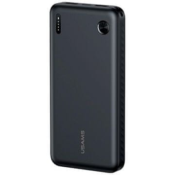USAMS USAMS PB83 Powerbank 10000mAh PD, 2xUSB-A, USB-C, črna