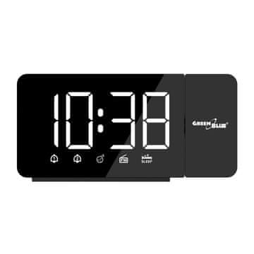 GreenBlue Maclean GB172 Digitalni budilka radio, LED zaslon, FM, USB napajanje