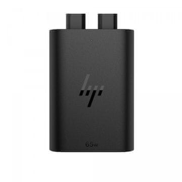 Classic HP 65W GaN USB-C polnilnik za prenosnik, črn