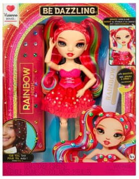 MGA Rainbow High Be Dazzling Vivienne Rouge modna punčka, 28 cm